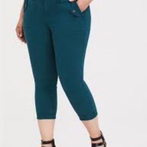 Torrid Twill Teal pants size 26
